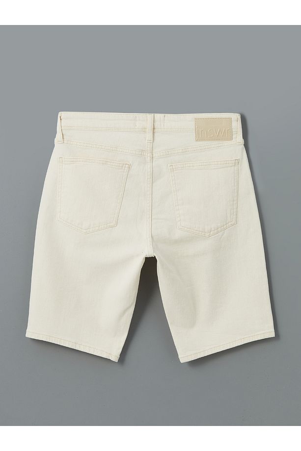 Slim Fit Erkek Jean Şort - 6