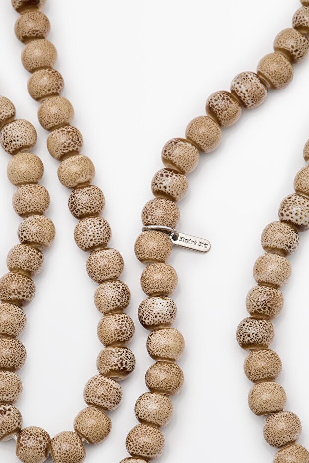 Seramik boncuklu kolye - 4