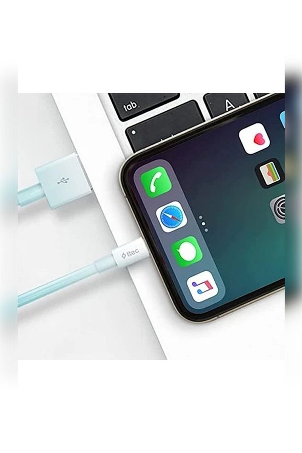 Lightning 2A USB 1m iPhone Kopmaz Hızlı Şarj ve Senkronizasyon Data Kablosu - 3