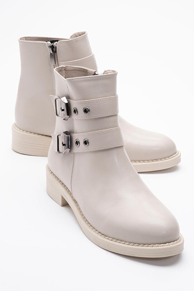 Non-Slip Belted Boots Ten Skin