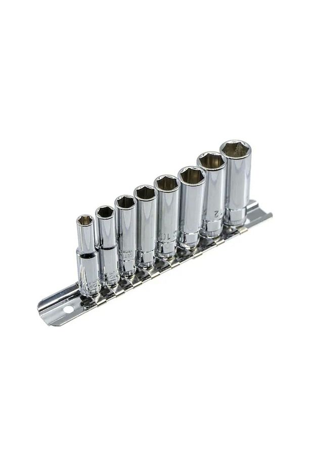 C04-rh08 1/4'' Derin Lokma Anahtar Takımı 8 Parça - 1
