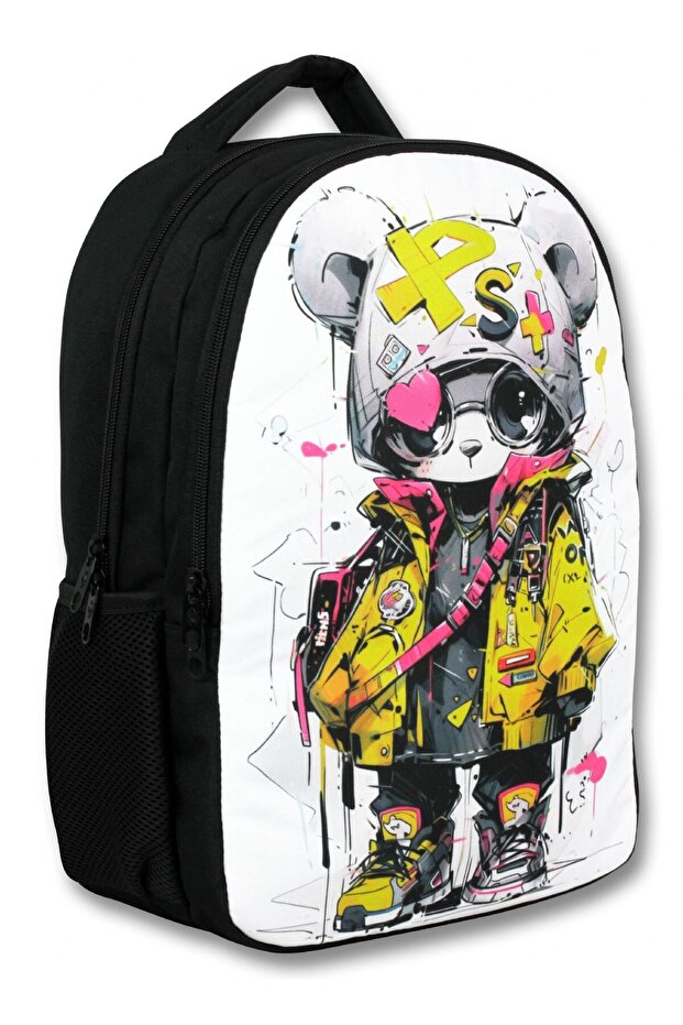 Hope Bag Boys' School Backpack - Anime - Yellow White - 5107 (7 Years and Above)
