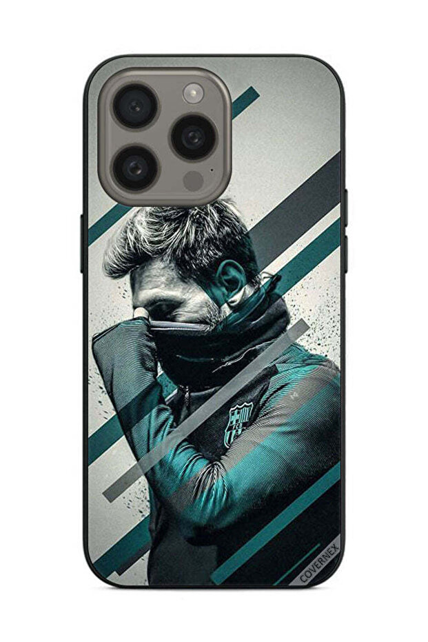 Protective Case Cover For Apple iPhone 15 Pro Max Messi Hiding Face