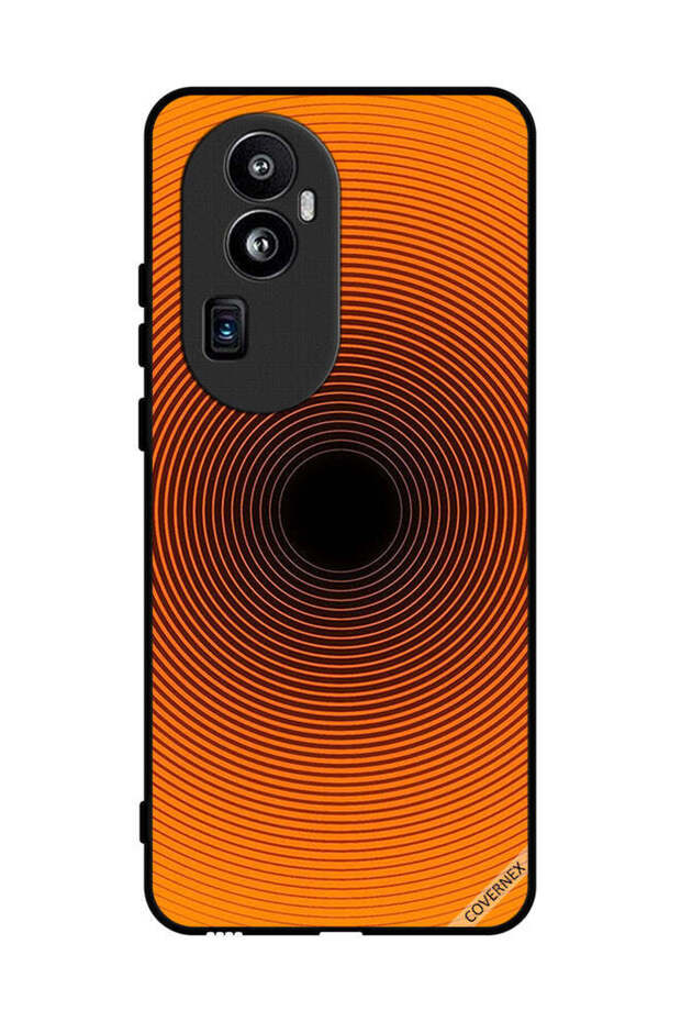 غطاء حماية لهاتف Oppo Reno 10 Pro Plus بنقشة دوائر