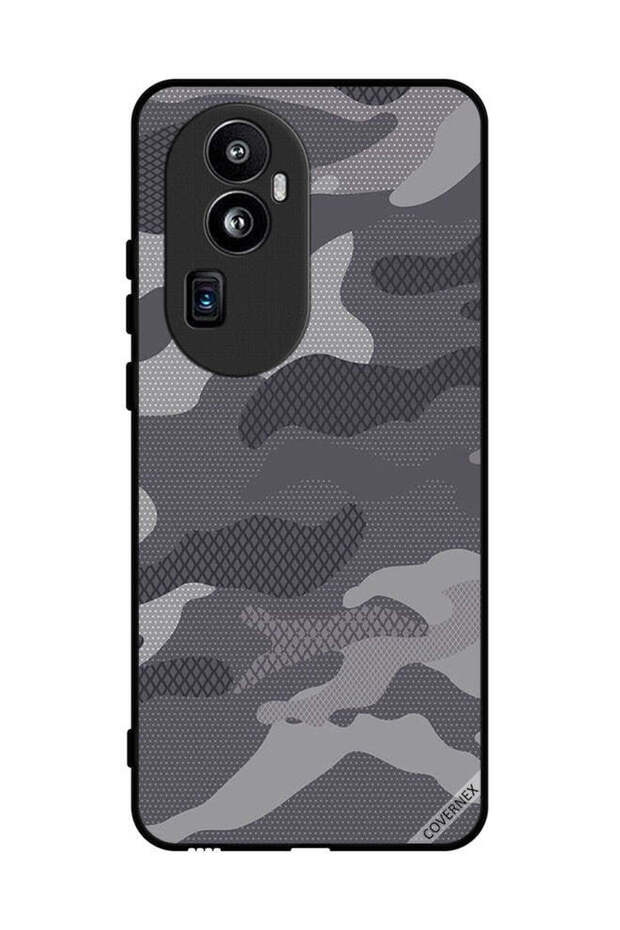 غطاء حماية لهاتف Oppo Reno 10 Pro Plus بنمط مموه