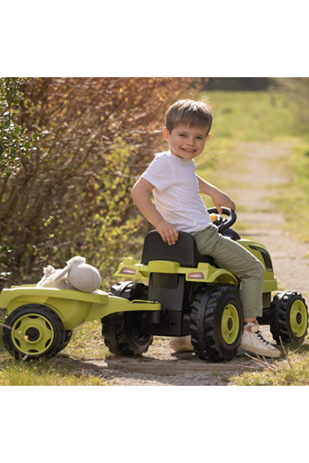 FARMER XL YEŞİL TRAKTÖR + RÖMORK - 1