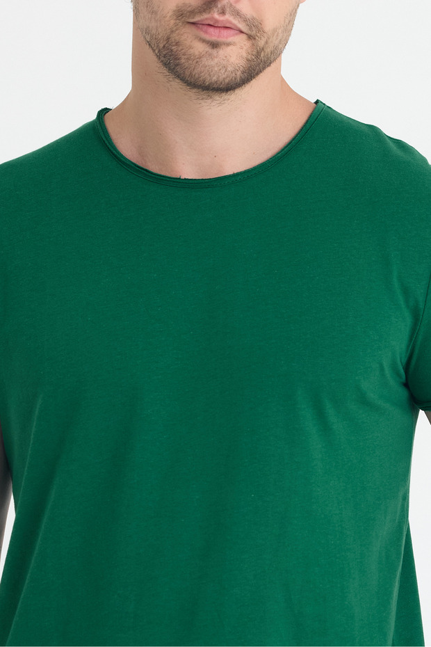 Men's Dirty Collar Basic T-Shirt - 7