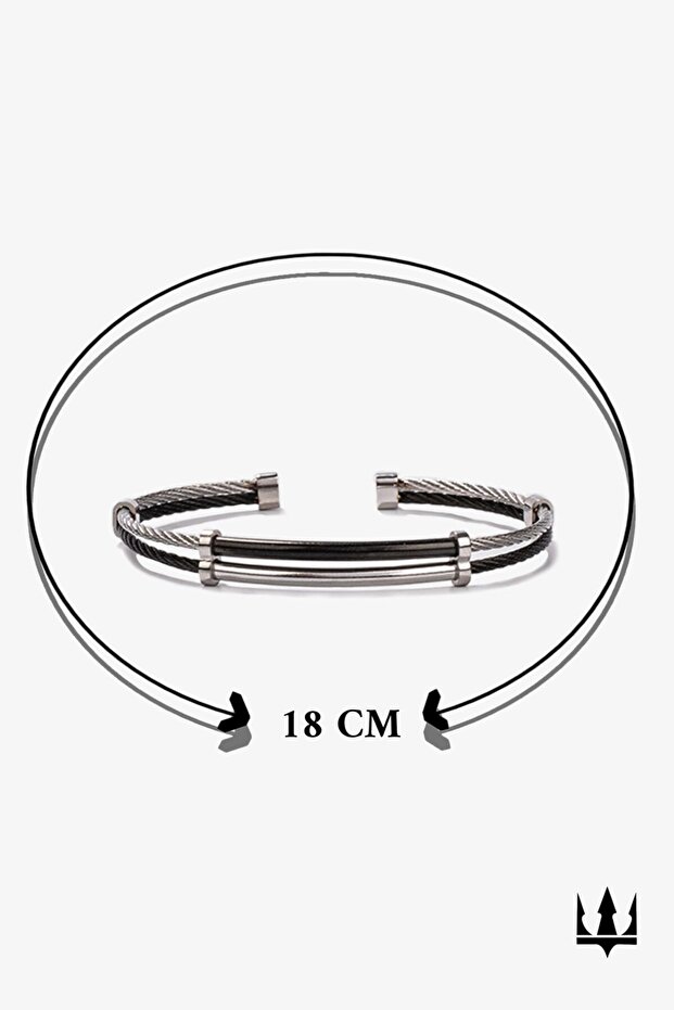 Halfmoon Çelik Bileklik - 4