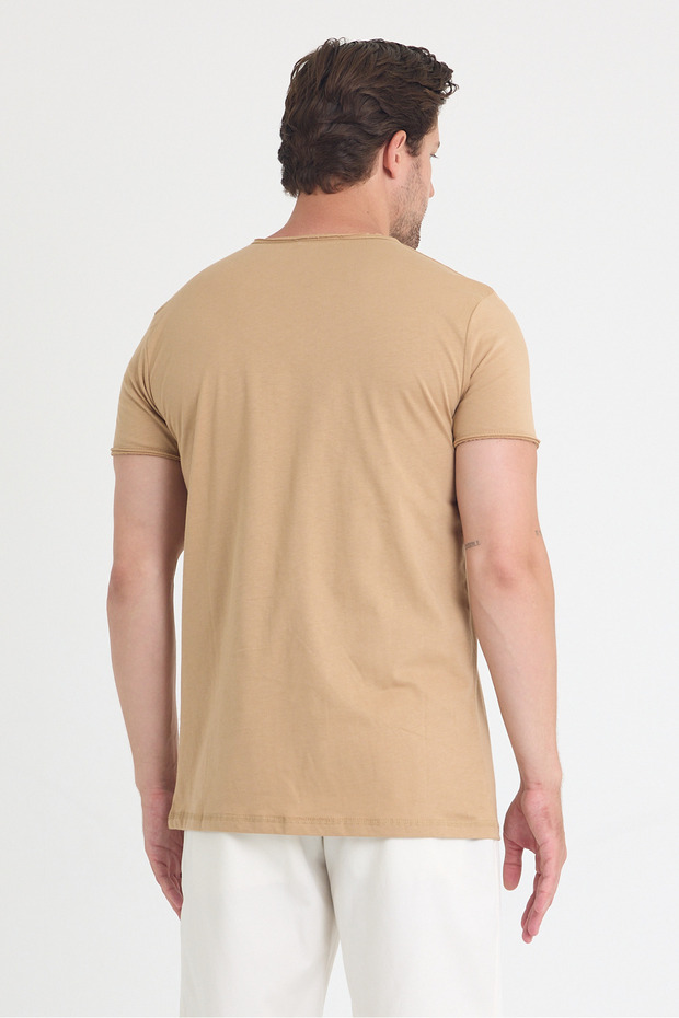 Guler pentru bărbați basic tricou - 5