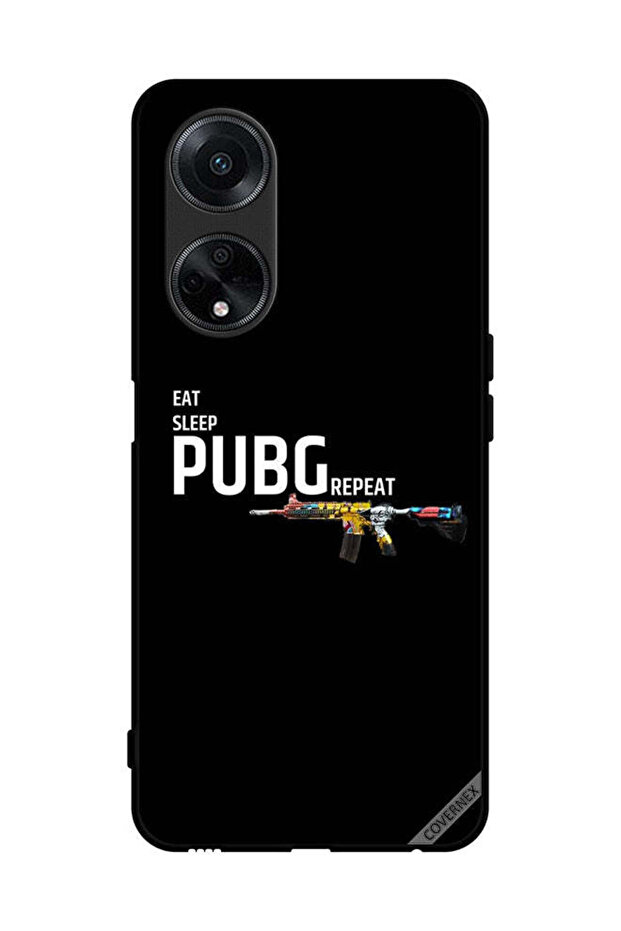 غطاء حماية لهاتف Oppo A98 5G Eat Sleep Pubg Repeat