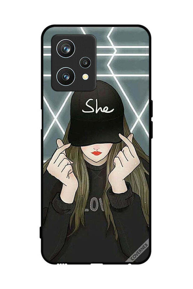 غطاء حماية لهاتف Realme 9 Pro مع غطاء للرأس