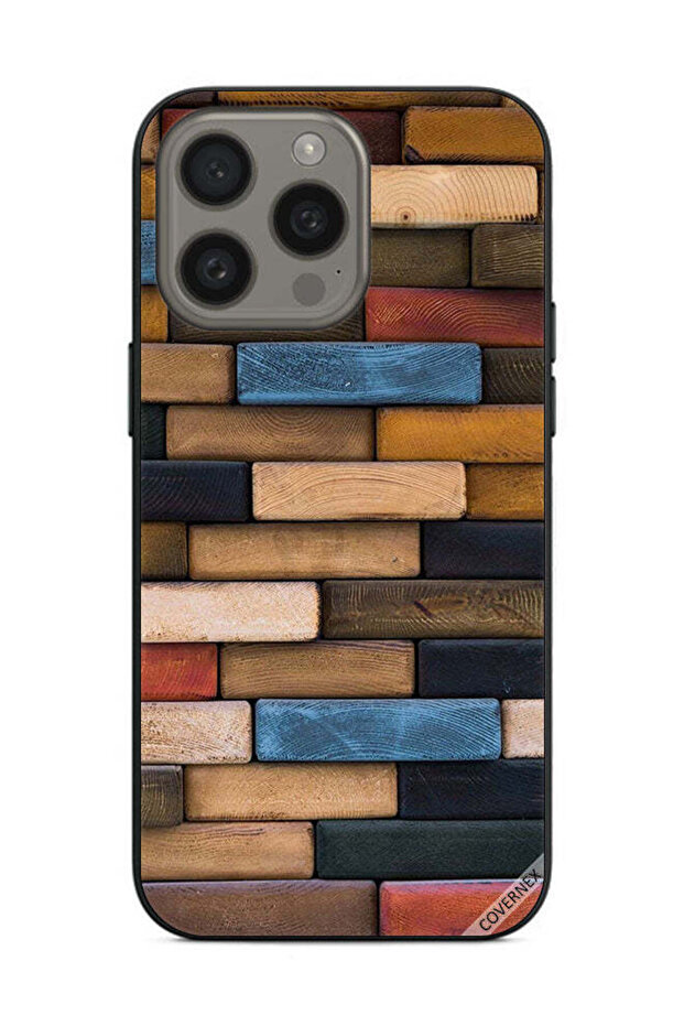 غطاء حماية خشبي لهاتف Apple iPhone 15 Pro Max