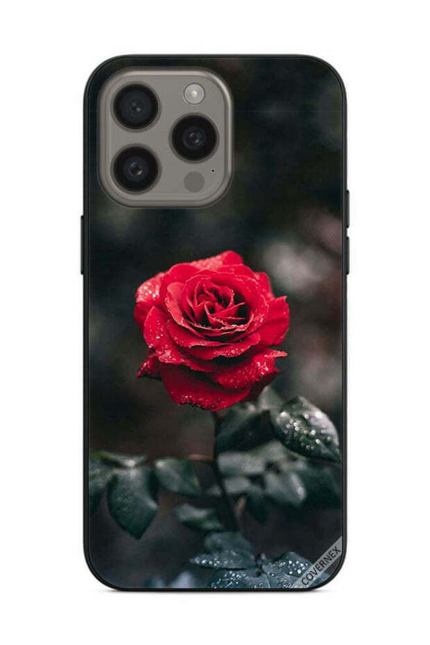 غطاء حماية لجهاز Apple iPhone 15 Pro باللون الوردي