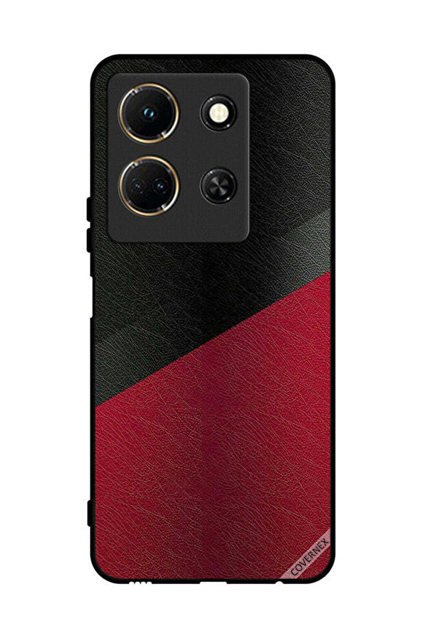 غطاء حماية لهاتف Infinix Note 30 بنمط جلدي