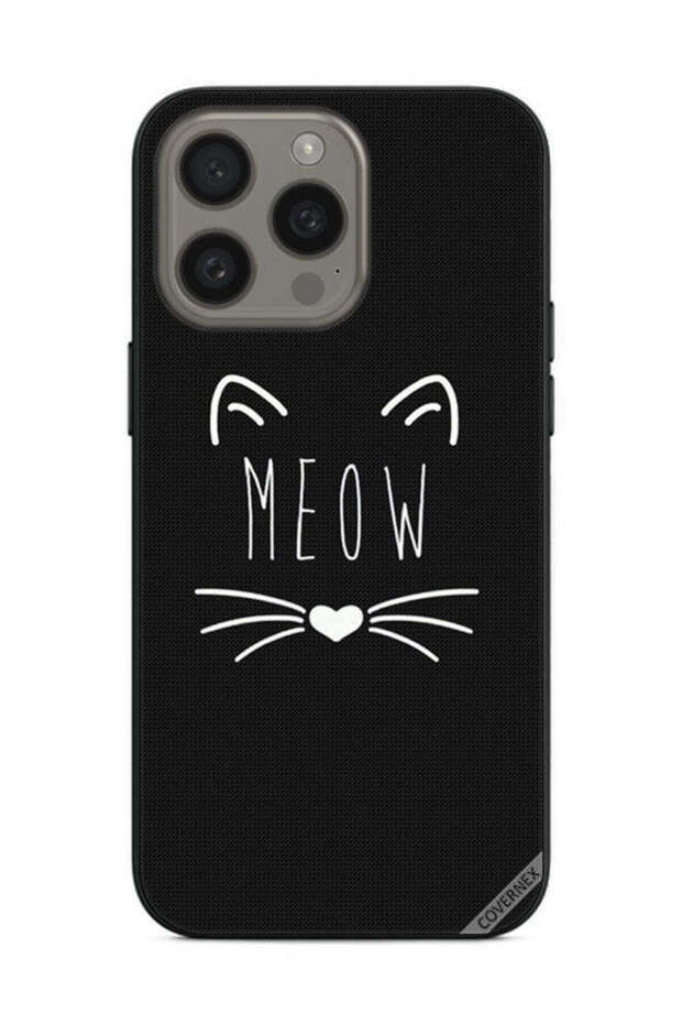غطاء حماية لهاتف Apple iPhone 15 Pro Max Meow