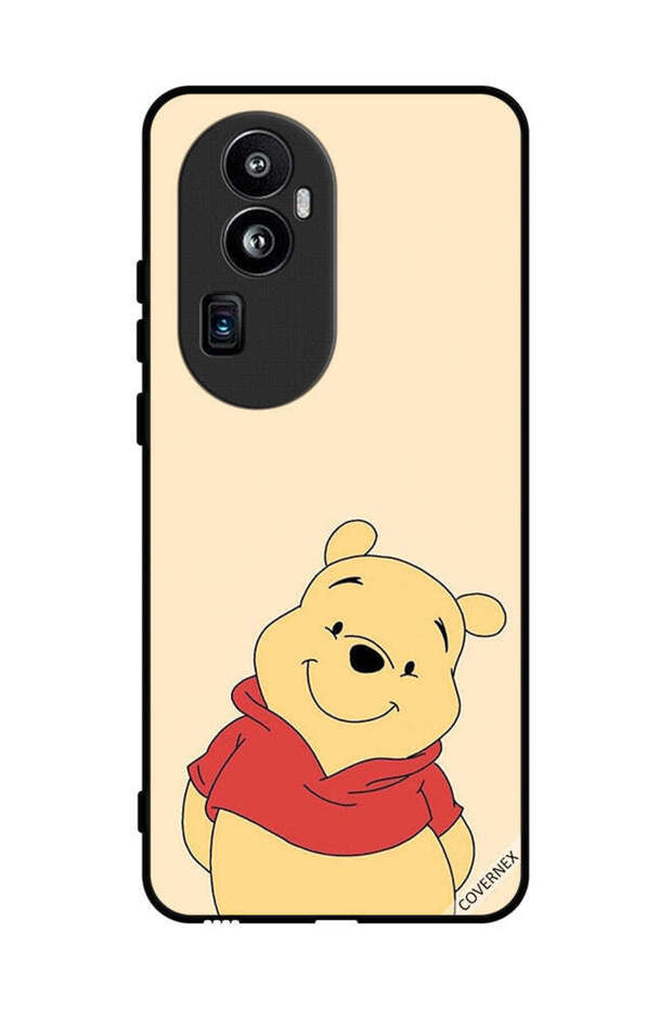 غطاء حماية لهاتف Oppo Reno 10 Pro Plus Bear In Happy Mode