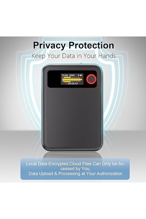 Voice recorder with translator with GPT Chat, AI intelligence, 64 GB, 104 languages, Bluetooth - 6