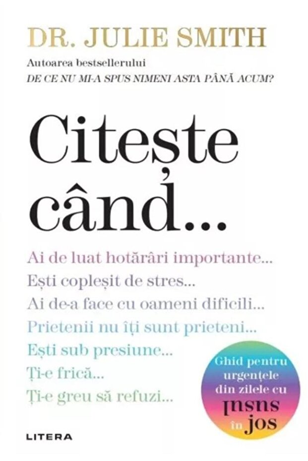 Read when..., Julie Smith - 1