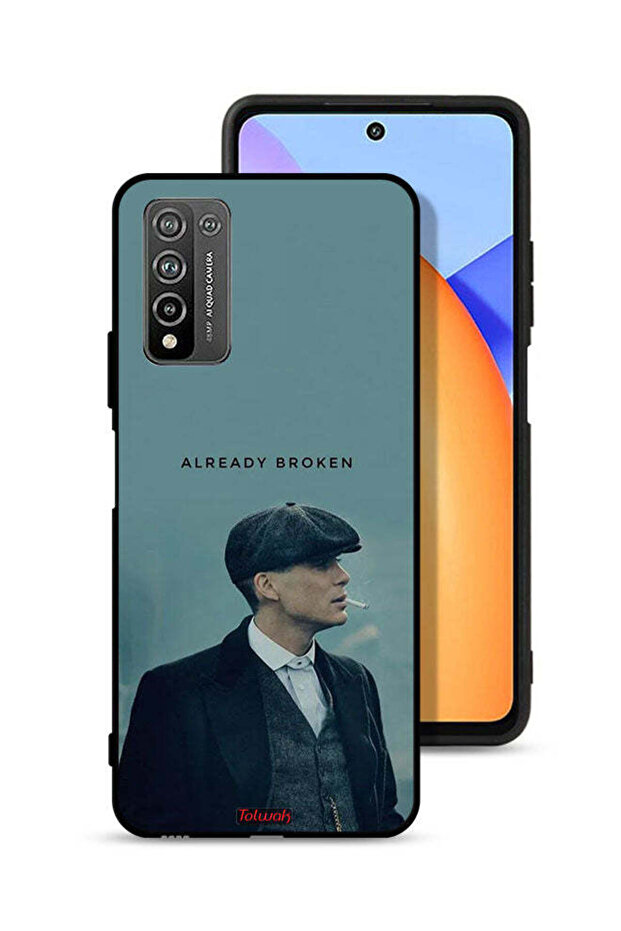 غطاء حماية لهاتف Honor 10X Lite مكسور بالفعل
