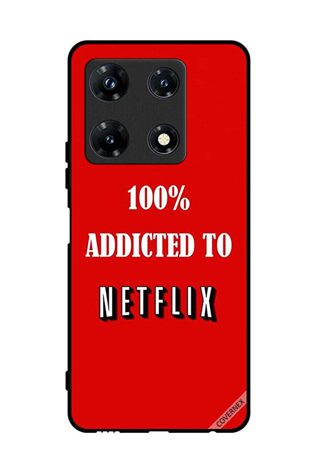 غطاء حماية لهاتف Infinix Note 30 Pro مدمن على Netflix بنسبة 100%