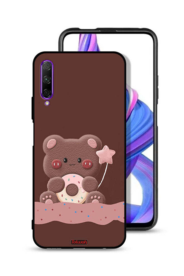 Honor 9X Pro Protective Case Cover Donut Bear