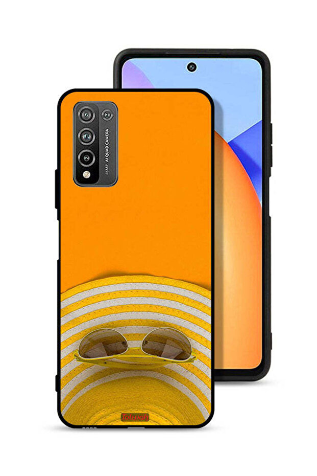 غطاء حماية واقٍ لهاتف Honor 10X Lite مع قبعة ونظارات