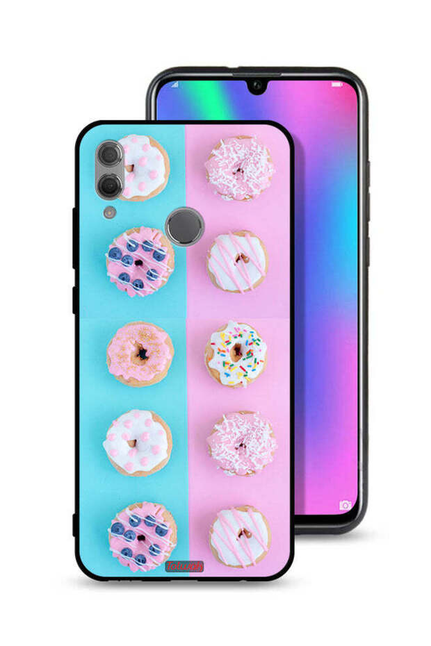 غطاء حماية لهاتف Honor 10 Lite بنقشة دوناتس هيذر