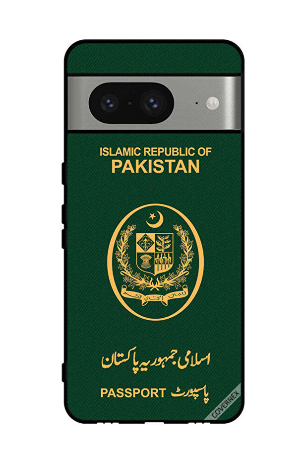 غطاء حماية لهاتف Google Pixel 8 بنمط جواز السفر الباكستاني