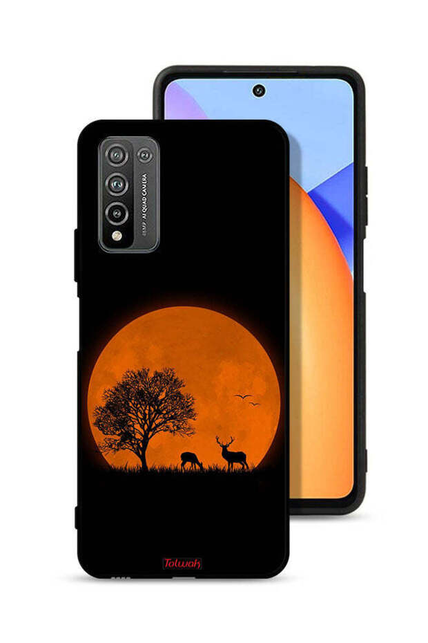 Honor 10X Lite Protective Case Cover Evening Moon Art