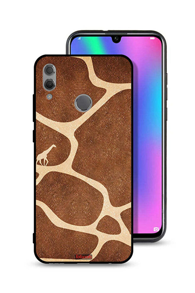 غطاء حماية لهاتف Honor 10 Lite بتصميم زرافة