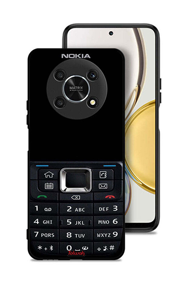 Honor X30 5G Protective Case Cover Old Phone Pattern