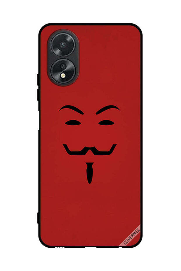 غطاء حماية لهاتف Oppo A38 Vendetta Vector Art