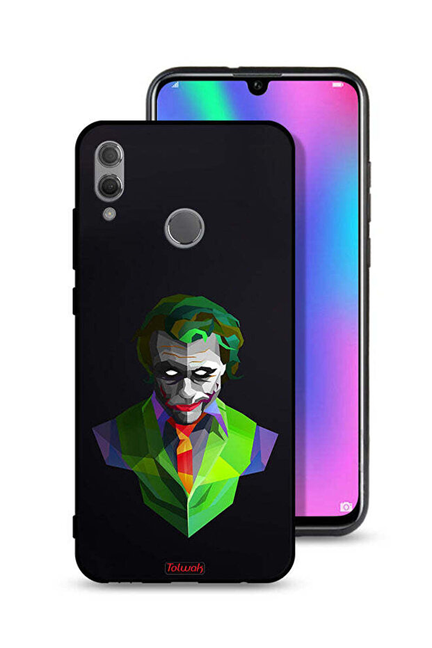 غطاء حماية لهاتف Honor 10 Lite بتصميم فن تجريدي للجوكر