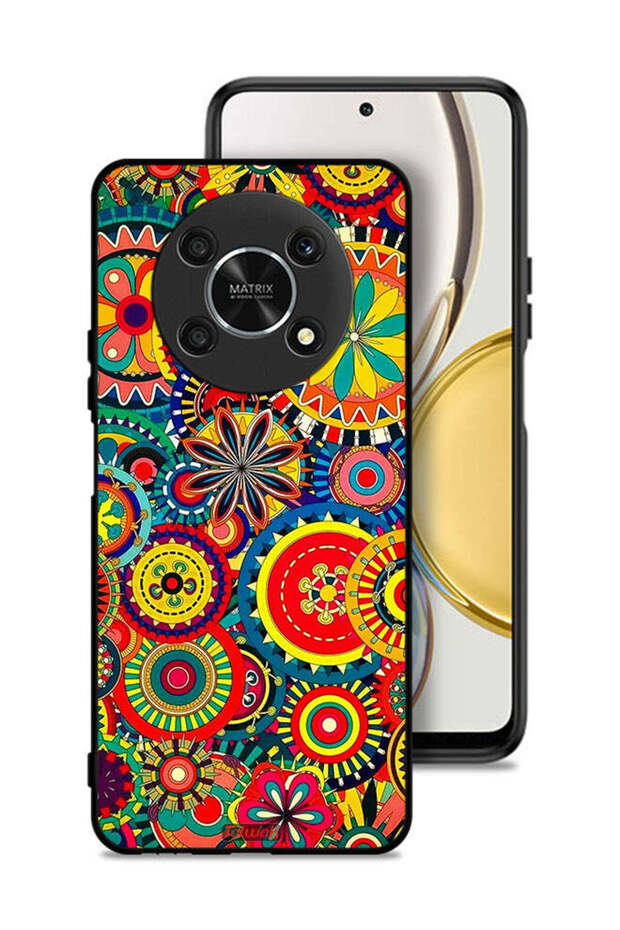 Honor X9 5G Protective Case Cover Colorful Mandala Pattern