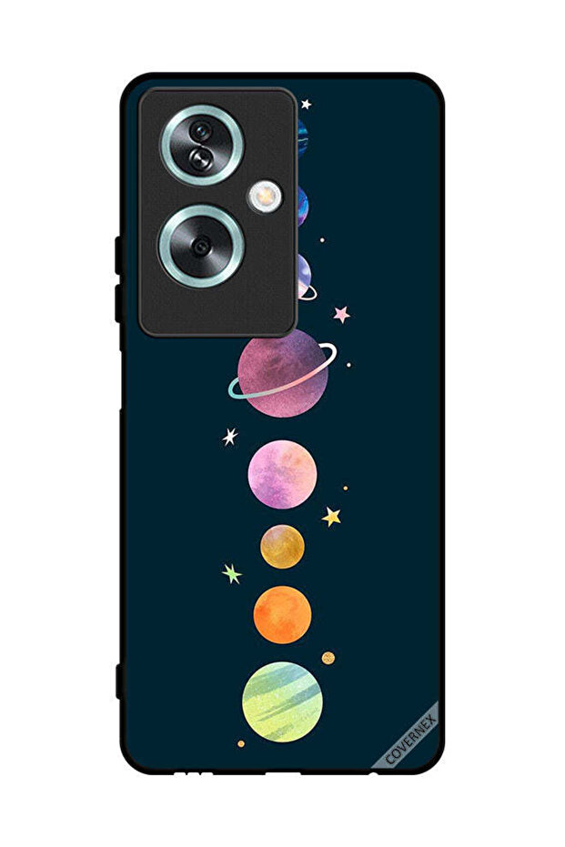غطاء حماية لهاتف Oppo A2 - الفضاء والنجوم