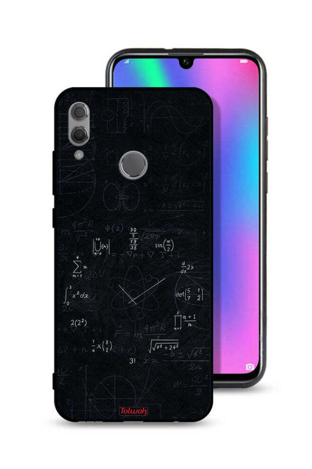 Honor 10 Lite Protective Case Cover Maths Clock