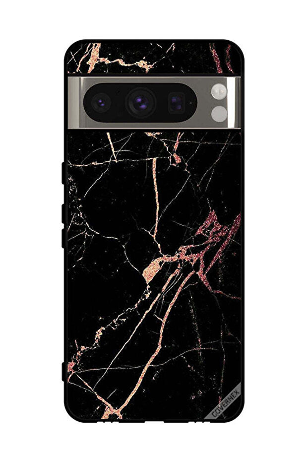 غطاء حماية لهاتف Google Pixel 8 Pro بنمط رخامي متشقق