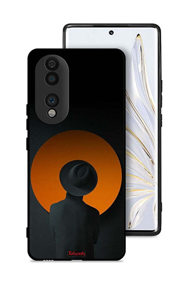غطاء حماية لهاتف Honor 70 بتصميم قبعة بوي آرت