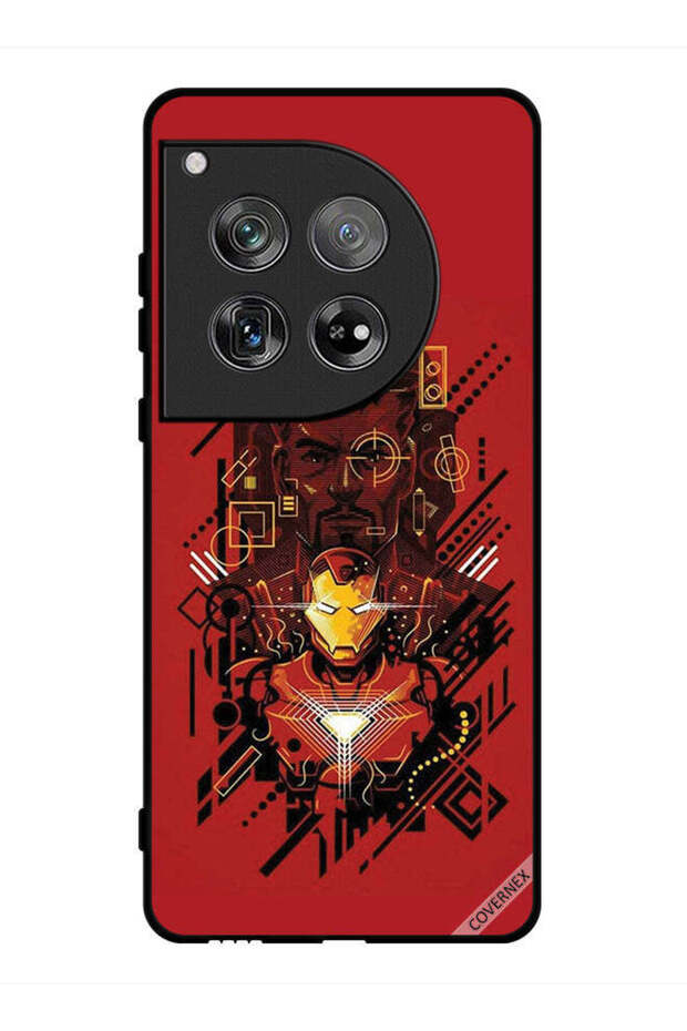 غطاء حماية لهاتف OnePlus 12 برسومات الرجل الحديدي