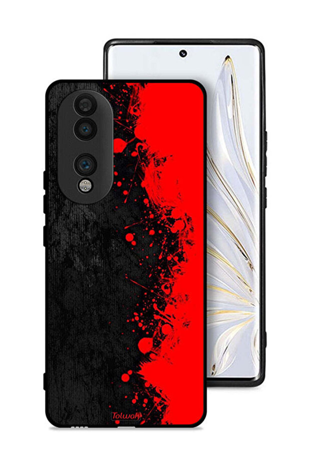 غطاء حماية لهاتف Honor 70 بنمط تجريدي