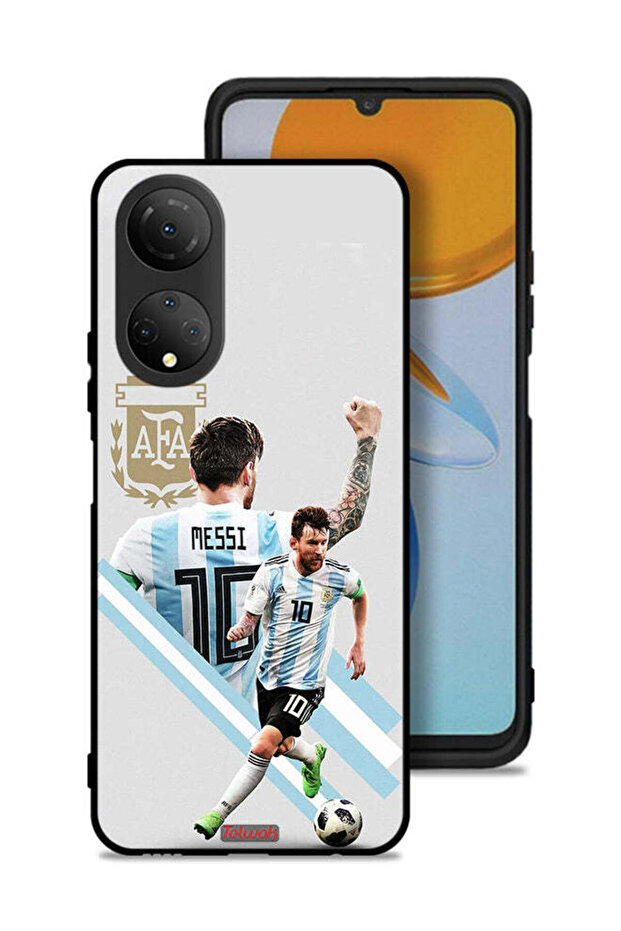 غطاء حماية لهاتف Honor X7 برسومات ليو ميسي
