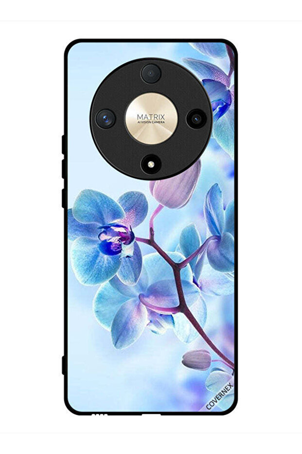 غطاء حماية لهاتف Honor X9b بنقشة زهور الأوركيد