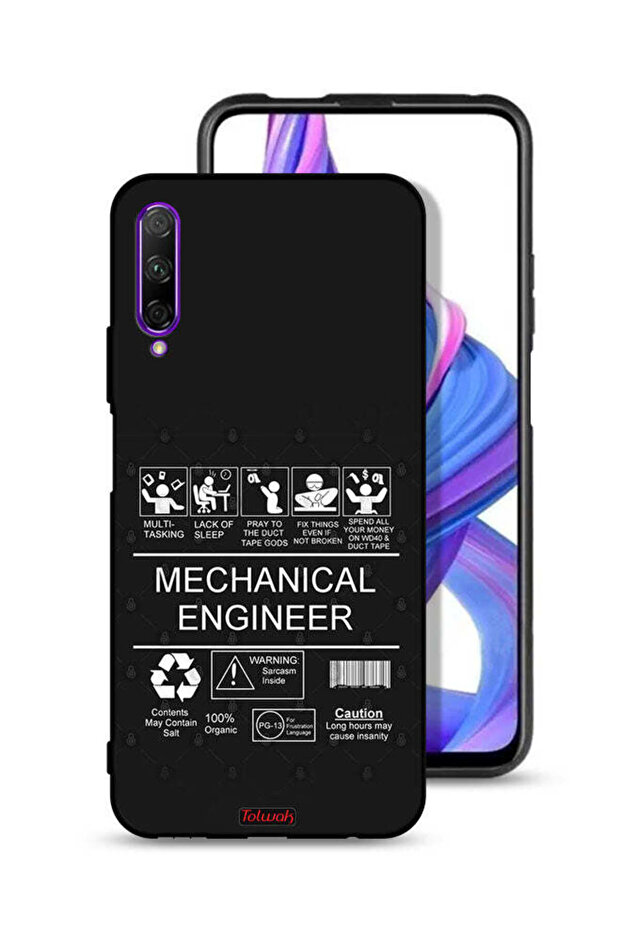 Honor 9X Pro Protective Case Cover Mechanical Engineer Sticker