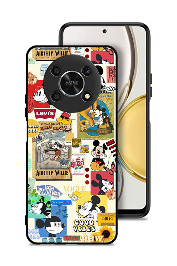 Honor X9 5G Protective Case Cover Chose Happy And Stickers