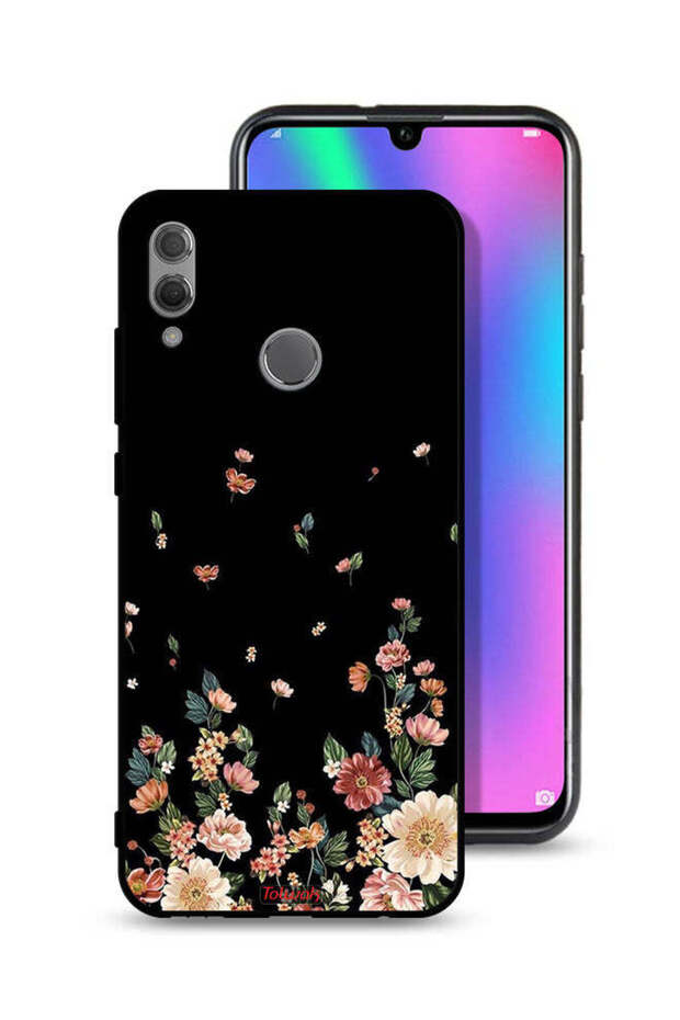 غطاء حماية لهاتف Honor 10 Lite مع زهور صغيرة في الأسفل