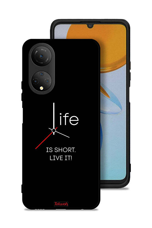 Honor X7 Protective Case Cover Life Is Short Live It