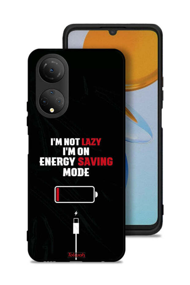 غطاء حماية لهاتف Honor X7 - أنا لست كسولاً، أنا في وضع توفير الطاقة