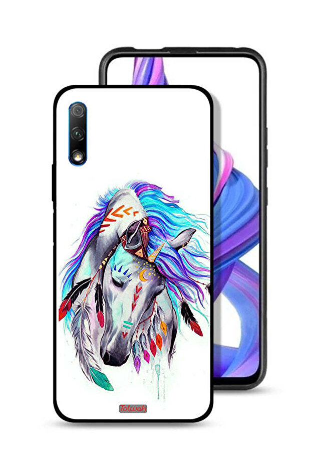 غطاء حماية لهاتف Honor 9X (الصين) على شكل حصان