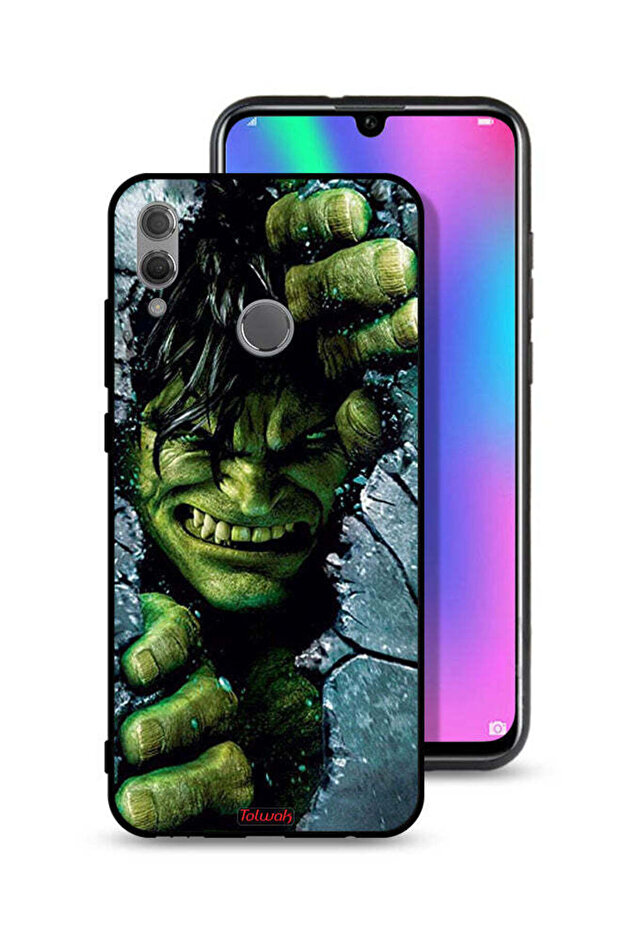 غطاء حماية لهاتف Honor 10 Lite بتصميم هالك المذهل