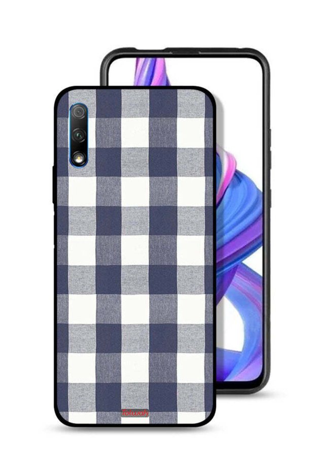 غطاء حماية لهاتف Honor 9X (الصين) بنمط قماشي